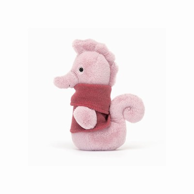 Jellycat Cozy Crew Seahorse Australia | 963174IEZ